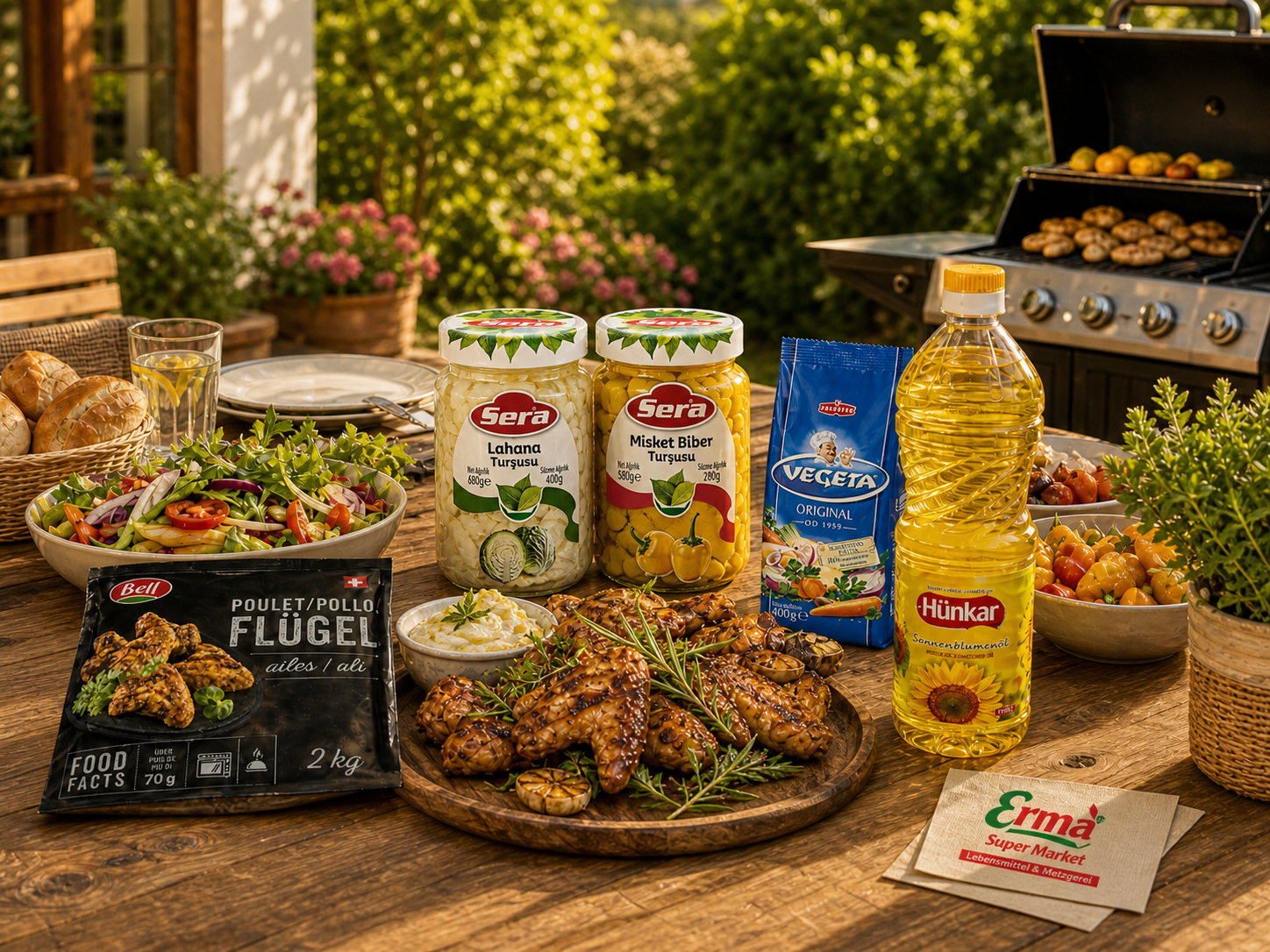 Frisches Obst und Gemüse